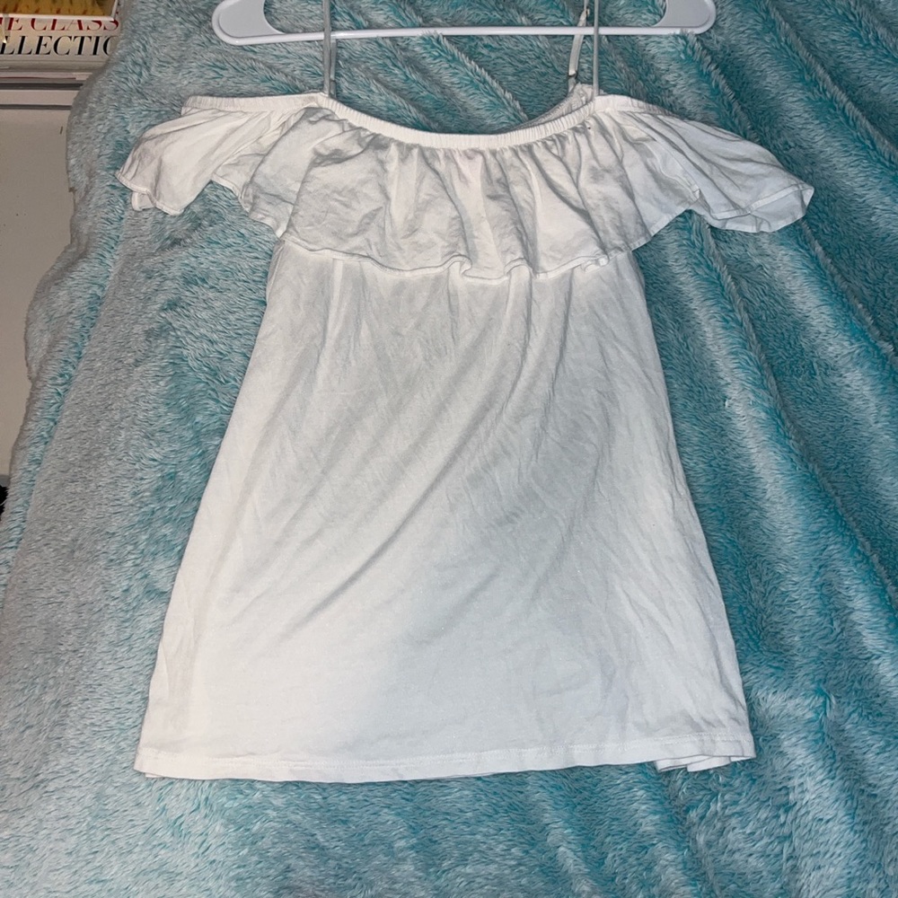 Lily Pulitzer White Ruffle Top